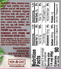 SACLA Alfredo with Basil Pesto White Pasta Sauce | 14.5 oz