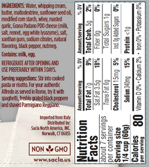 SACLA Alfredo with Roasted Garlic White Pasta Sauce | 14.5 oz