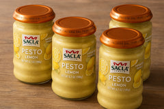 SACLA Lemon Pesto 4-Pack | 4 Jars, 6.7 oz Each, 26.8 oz Total