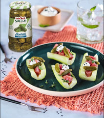 SACLA Pickled Baby Cucumbers in Wine Vinegar | 10.6 oz